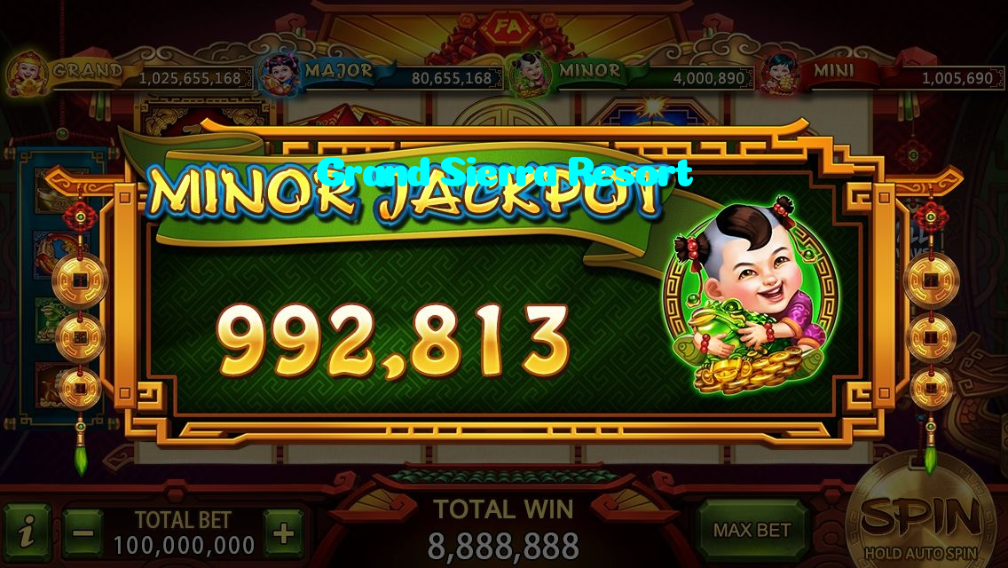 Grand Sierra Resort casino presented on mobile device in Pakistan with slots and live games